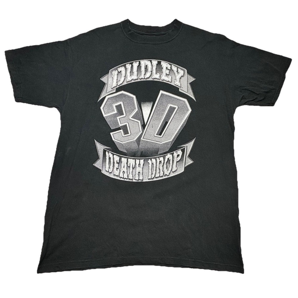 Vintage Dudley Boyz 3D Death Drop WWF Wrestling Shirt XL Attitude Era Y2K